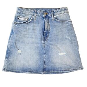 Calvin Klein Mini Jean Shirt Size 26 Blue